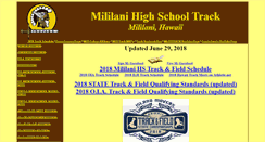Desktop Screenshot of milhstrack.com